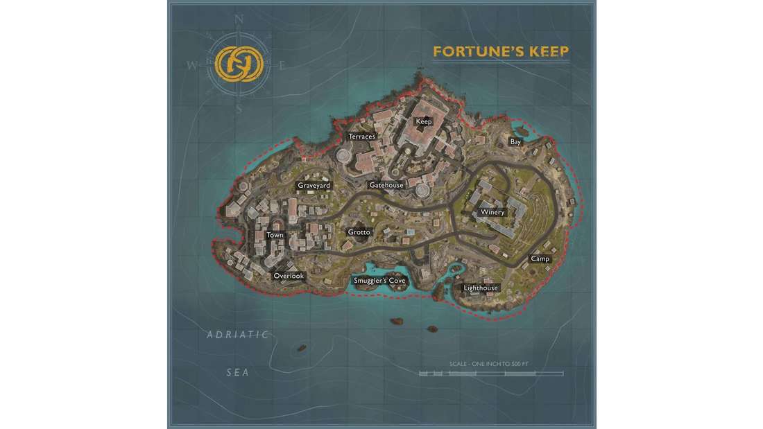 A first look at the layout of the new Warzone map 