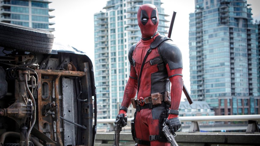 The picture shows a scene from Deadpool